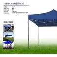 thumbnail image 4 of Toldo Plegable 2x2m Lona Impermeable Y Reforzado Oakland, 4 of 5