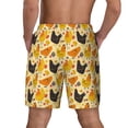 thumbnail image 4 of Daiia Funny Chicken Mens Swim Trunks Swim Shorts Quick Dry Swim Shorts with Mesh Lining Pockets-XX-Large, 4 of 9
