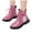 Pink, variant on Tkrady Kids Boots Spring Summer New Cute Sparkly Fashion Zipper Girls Short Boots, Sizes 3-12 Years