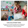 thumbnail image 4 of CIMAXIC Plastic Abacus with 17 Rods for Students Assorted Color Safe Material Portable and Durable,10.39"X2.56"X0.59", 4 of 4