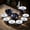 B, variant on 9 Pcs/set Handmade Gaiwan Household Teaware Chinese Palace Luxury Ceramic Tea Set Hand-painted Flower And Bird Porcelain Teapot