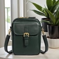 thumbnail image 6 of HUISZJ Crossbody Bag Cell Phone Bag, Crossbody Cell Phone Bag with Adjustable Removable Strap, Zipper Shoulder Handbag Purse Wallet for Women Men (Green), 6 of 10