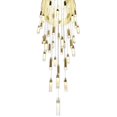 thumbnail image 2 of CWI Lighting Olinda Lustre LED Intégré Or Satiné, 2 of 5