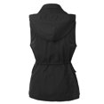 thumbnail image 3 of Lovskoo Womens Sleeveless Hooded Anorak Jacket Outdoor Cotton Cargo Utility Trendy Vest with Pockets Black, 3 of 4