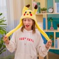 thumbnail image 1 of Cute Animal Plush Hat Rabbit Pikachu Ear Moving Cap Dancing Toy Scarf Ears and Paws Hat Cosplay, 1 of 4