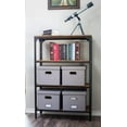 thumbnail image 6 of Internet's Best 4-Pack Collapsible File Storage Organizer with Lid - Grey, 6 of 9