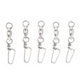 thumbnail image 4 of Fishing Snap Swivels, Ball Bearing Swivels Set 50Pcs High Strength  For Saltwater 0#,1#, 4 of 8