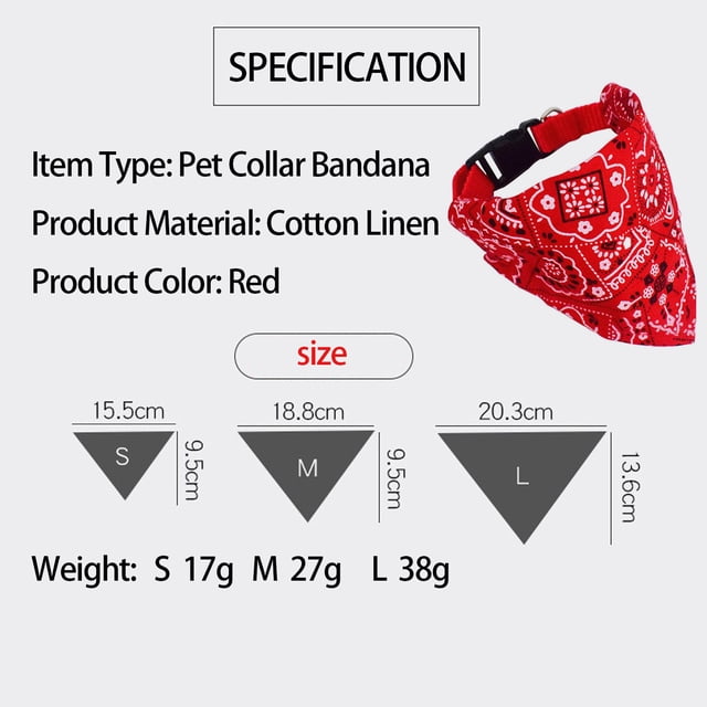 Pañuelo Del Collar Del Animal Doméstico, Collar Rojo Ligero Ajustable De La Bufanda Del Perrito De La Piel Agradable Para El Conejo