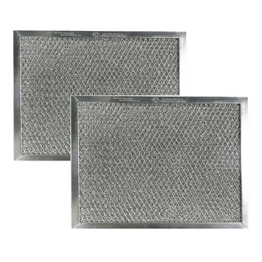 Range Hood Filters 2-Pack - 8x11x0.37 Inch Aluminum Mesh Grease Filters