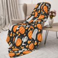 thumbnail image 6 of Halloween Blanket Throw Blanket for Couch Sofa and Bed, cute ghost halloween Halloween Plush Throw Blanket, Halloween Decor Fuzzy Cuteness Comfy Flannel Blanket, 6 of 7
