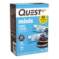 thumbnail image 2 of Quest Mini Cookies & Cream Protein Bar, Keto Friendly, 0.81 oz, 14 Count, 2 of 6