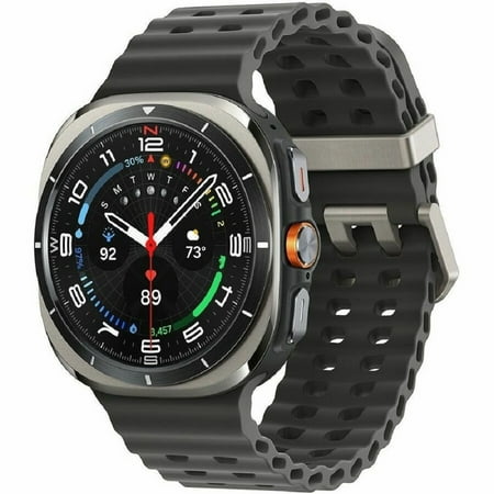Restored Samsung Galaxy Watch Ultra 47 mm Titanium Silver Silicone Band (Refurbished)