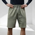 thumbnail image 5 of Mgmyaa Men's Cotton Sweat Shorts Athletic Gym Workout Shorts Sporty Casual Shorts, 5 of 5