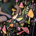 thumbnail image 3 of Drydeepin Colorful Mushrooms Car Back Seat Cover, Rear Bench Seat Towel Cover Breathable Non-Slip Rear Seat Cover Universal Fit for Sedans SUVs Truck Auto Interior Decor, 3 of 7