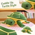 thumbnail image 2 of Cute Sea Turtle Stuffed Animal Plush Toy,Soft Huggable Sea Turtle Plush,Adorable Sea Turtle Stuffed Animal for Ocean Lovers, 2 of 6