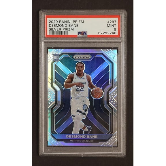 2020 Panini Prizm Silver Prizm Desmond Bane #297 PSA 9
