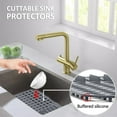 thumbnail image 2 of Kyoffiie Silicone Sink Protector Heat-Resistant Sink Liner Mat Anti-Slip Kitchen Sink Mats Large Sink Drainer Mat Reusable Sink Protector Mat Portable Sink Mat Practical, 2 of 7