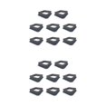 thumbnail image 4 of serony 8pieces Non-sticky Tart Ring Mold For Baking Easy To Clean Square Appearance Non-toxic Reusable As Shown 2Set, 4 of 6