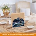 thumbnail image 5 of Table Napkin Holder, One Sizex2 Kitchen Napkin Holder Acrylic Napkin Holder Restaurant Napkin Holder Storm Wave, 5 of 9