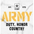 thumbnail image 2 of US Army Est 1775 Duty Honor Country Romper Boys or Girls Infant Baby Brisco Brands 12M, 2 of 7