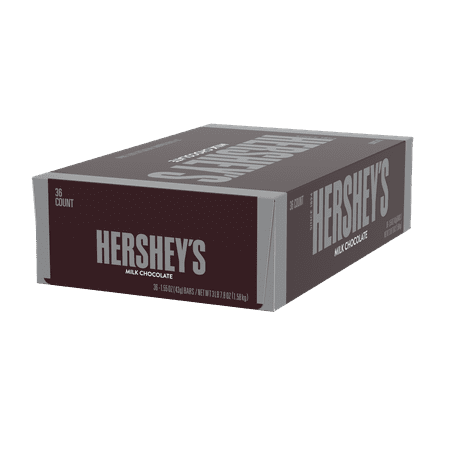 Milk Chocolate Truffle Bar - Hershey's, Milk Chocolate Standard Bar Box, 1.55 oz (Pack of 36)
