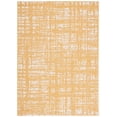 thumbnail image 2 of SAFAVIEH Courtyard Charlie Abstract Indoor/Outdoor Area Rug, Gold/Ivory, 5'3" x 7'7", 2 of 8