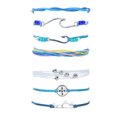 thumbnail image 3 of Pulseras bohemias con ondas de anzuelo, cadena tejida a mano, joyería de mano, accesorios decorativos de moda para mujeres y niñas Ropa, zapatos y accesorios Miscelánea Brújula de montaña de 3 piezas Sonducket AP010273-02, 3 of 6