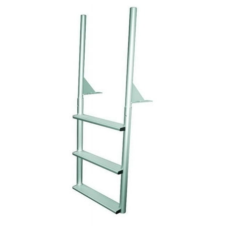 JIF Marine 6-Wide Step Dock Ladder Aluminum Boat - Dock Table