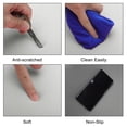 thumbnail image 4 of Funda de Asiento Inferior Única para Coche Gris Claro de Silk de Leche y Espuma de Memoria Cuadrada Universal para Coche SUV Camión 1Pc, 4 of 7