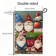 thumbnail image 3 of PHYHOO  Back to School Garden Flag Double Sided Vertical, Burlap Small Gnome Garden Yard Flags First Day to School Banner Outdoor Outside Porch Lawn School Decoration White, 3 of 6