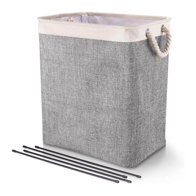 Cesto de ropa plegable de tela Oxford con asa para el dormitorio del hogar