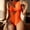 Orange, variant on TIHLMK Swimsuit Women Women's Print Bikini Swimsuit Filled Bra One-Piece Swimwear Beachwear