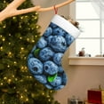 thumbnail image 2 of Cauagu Fresh Blueberries for Christmas Stockings,1-Pack Large Xmas Stocking Holiday and Farmhouse Stocking Fit for Christmas Holiday Party Decoration(17.7*11 Inch), 2 of 7