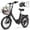 Black, variant on SAMEBIKE Electric Bike for Adults 20x3.0 Fat Tire Folding Ebike 749W Motor 48V 13Ah Removable Battery 7 Speed Suspension Fork Up to 20 mph Up to 55 miles Range