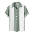 thumbnail image 1 of Men's Hawaiian Printed Button Short Sleeve Shirts Men's Casual Fashion Short Sleeve Shirts M, 1 of 4