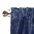 thumbnail image 5 of Kitchen Curtains 45 Inches length, Navy Blue Window Treatment Curtain Drapes, Retro Oil Painting Modern Abstract Art Aesthetics Lightweight Window Panels for Living Room Bedroom, 52"x45", 2 Panels, 5 of 7