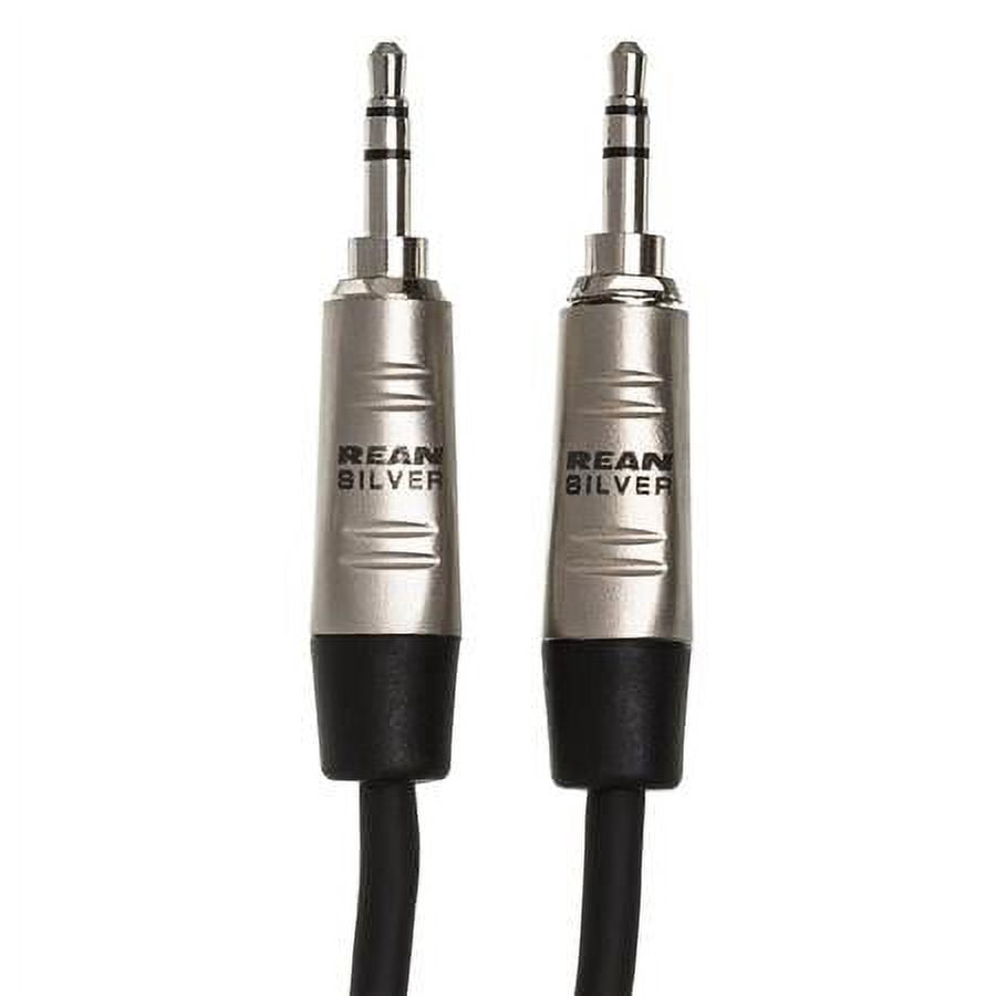 Hosa HMM-005 Pro Stereo Interconnect REAN 3.5 mm TRS to Same 5 ft