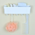 thumbnail image 4 of Youngever Plastic Key Holder for Wall, Entryway Mail Holder with 5 Key Hooks, Wall Storage Organizer, 4 of 4