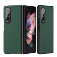 thumbnail image 1 of SaniMore Designed for Samsung Galaxy Z Fold 3 Folding Case 7.6-inch, for Galaxy Z Fold 3 Lens Protection PU Leather + Hard PC Anti-Drop Slim All-inclusive Protecitve Cover, Green, 1 of 8