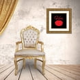 thumbnail image 3 of Grey, Jace 26x26 Gold Ornate Wood Framed with Double Matting Museum Art Print Titled - ReHer Lips, 3 of 4