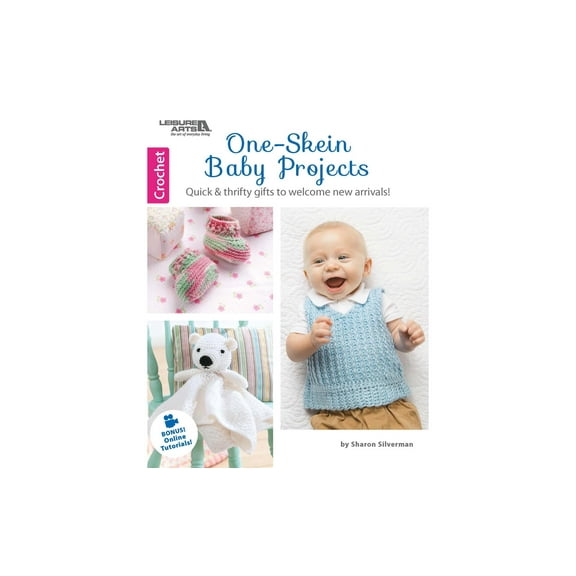 Leisure Arts One Skein Baby Projects Crochet Book