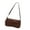 Coffee, variant on Shoulder Bag for Women Trendy Evening Clutches Purse Pu Leather Under the Arm Purses Hoboes Toted Handbag with Zipper