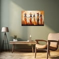 thumbnail image 2 of ZHONGYUTONG African American Woman Wall Art Black Art Wall Decor African Tribal Painting Africa Ethnic Picture African Girl Women Canvas Print Artwork Framed (28.00" x 42.00"), 2 of 5