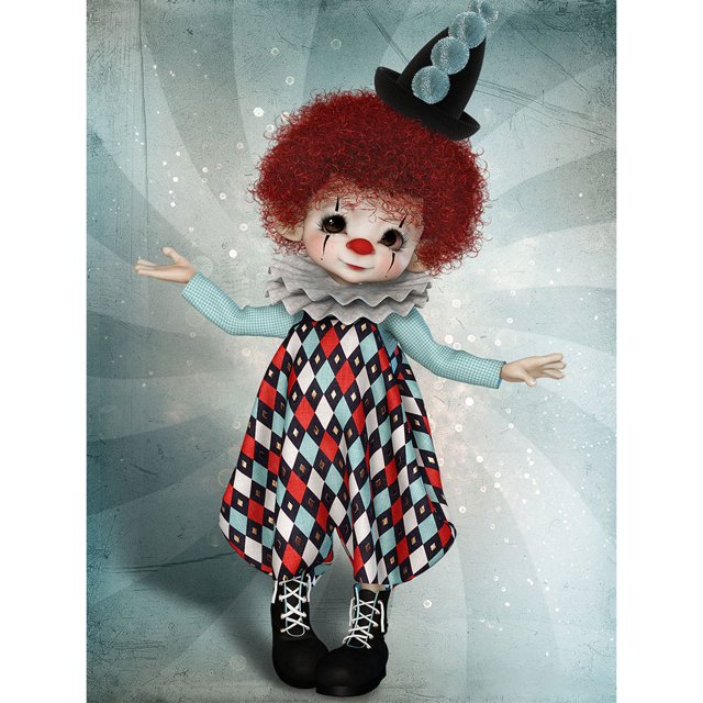 Cuadros Decorativos Kits de pintura de diamante 5D DIY mosaico de muñeca de dibujos animados de tala Tmvgtek embutido en tela