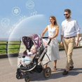 thumbnail image 2 of Universal Stroller Rain Cover, Front Opening Rain Cover in Clear PVC Waterproof Windproof Weather Protector, 2 of 4