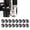 Black, variant on Rupoun 48PCS 3D Printer Pulley Wheel Set Black POM Precise Steel Bearings Replacement Kit, Includes 16 Pulleys 16 Eccentric Spacers 16 Round Columns for Professional Printing Shop Maintenance