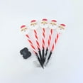 thumbnail image 6 of Solar Christmas Lights Outdoor Decorations, 5 Pack Solar Christmas Santa Claus Lights with Snowflake, Outdoor Waterproof Christmas Pathway Lights for Patio, Garden, Yard, Street, Park, Holiday, 6 of 6