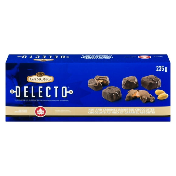 Ganong Delecto Nut And Caramel Assorted Chocolates, 235 g
