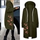 thumbnail image 1 of Sudaderas con capucha con cremallera y bolsillos florales informales para mujer, sudadera tipo túnica, chaqueta con capucha larga, sudaderas con capucha largas, abrigos Fridja po765, 1 of 6