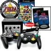 GameCube Zelda Collector's Edition & Mario Party 5 Bundle, Black